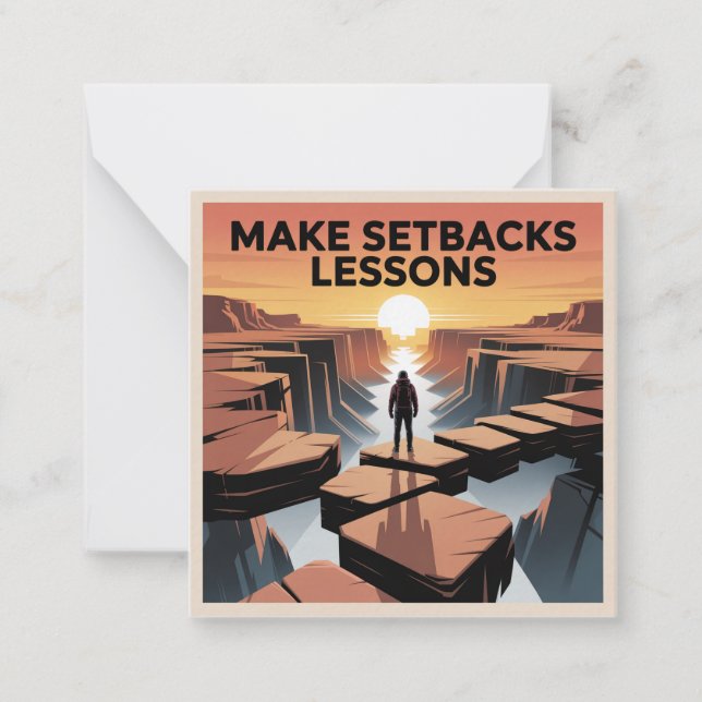 Make Setbacks Lessons Card (Front)