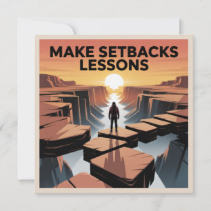 Make Setbacks Lessons Invitation