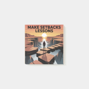 Make Setbacks Lessons Post-it Notes