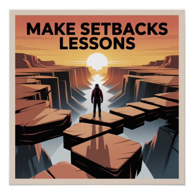 Make Setbacks Lessons Poster (Front)