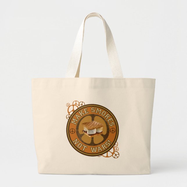 Make S'mores Not Wars Tote Bag (Front)