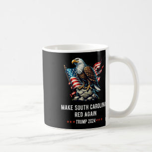 Make South Carolina Red Again Eagle Republican Tru Coffee Mug