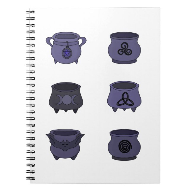 Make Spells and Potions with Cauldrons Notebook (Front)