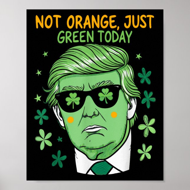 Make St. Patrick’s Day Green Again – Trump Parody  Poster (Front)