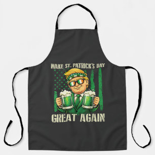Make St. Patrick's Day Great Again Apron