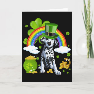 Make St Patricks Day Great Again Funny Damatian Me Card