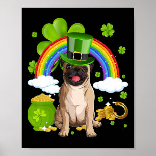 Make St Patricks Day Great Again Funny Pig Men Wom Poster