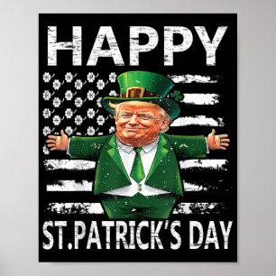 Make St Patricks Day Great Again Funny St Patricks Poster
