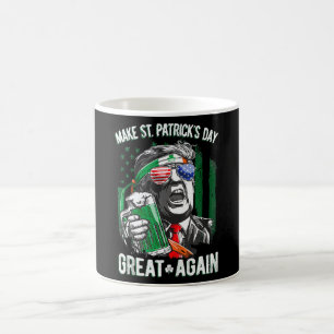 Make St Patrick's Day Great Again Funny Trump Coffee Mug