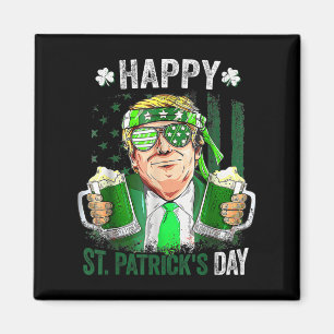 Make St Patricks Day Great Again Funny Trump Men W Magnet