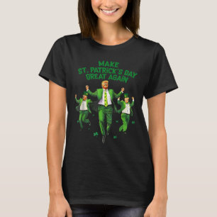 Make St Patricks Day Great Again Funny Trump Men W T-Shirt