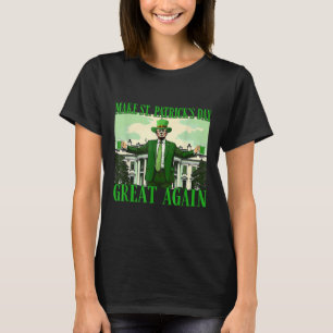 Make St. Patricks Day Great Again Funny Trump T-Shirt