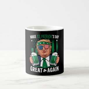 Make St Patrick's Day Great Again Irish Trump Coffee Mug