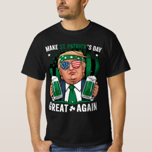 Make St Patrick's Day Great Again Irish Trump T-Shirt