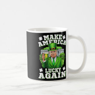 Make St Patricks Day Great Again Shamrock Trump Vi Coffee Mug