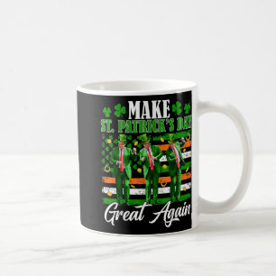 Make St Patricks Day Great Again Trump Dancing Usa Coffee Mug