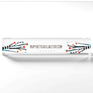 Make sure new clients know who you are nameplate