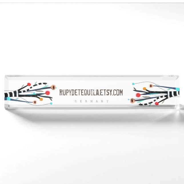 Make sure new clients know who you are nameplate (Front)