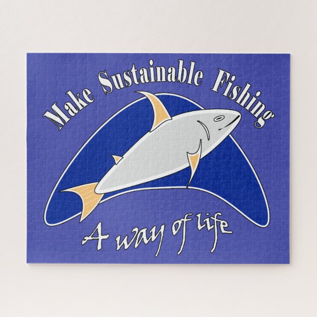 Make sustainable fishing a way of life   jigsaw puzzle (Horizontal)