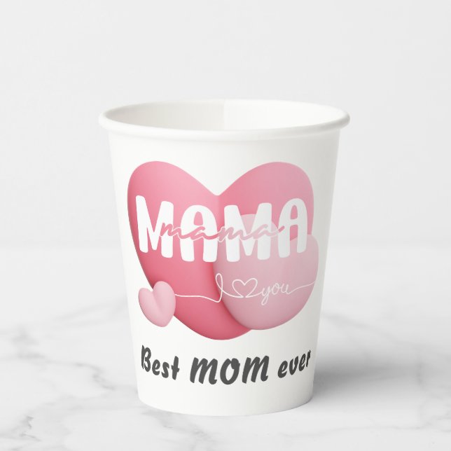 make-Sweet Affection 'Best MOM Ever' Paper cup (Left)