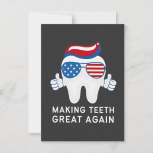 Make Teeth Great Again 4th of July Dental Invitation