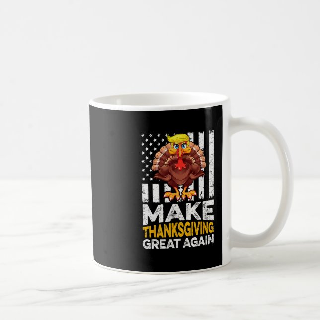Make Thanksgiving Great Again  Coffee Mug (Right)