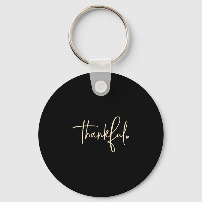 Make Thanksgiving Great Again Funny Turkey Preside Key Ring (Front)