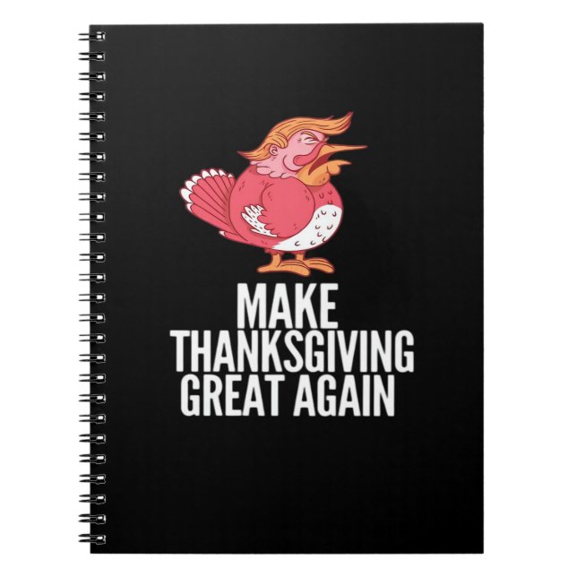 Make Thanksgiving Great Again Trumpkin – Basic Pum Notebook (Front)