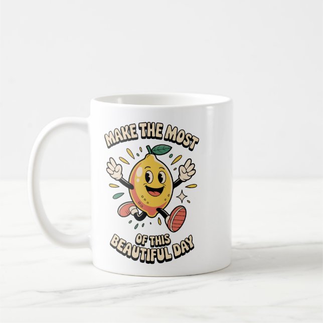 Make the Most – Lemon Coffee Mug (Left)