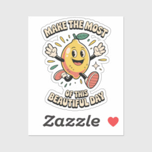 Make the Most – Lemon Vinyl Sticker