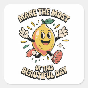Make the Most – Lemon Vinyl Sticker