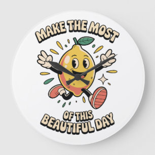 Make the Most – Lemon Wall Clock