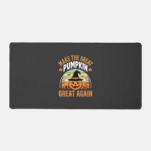 Make The Pumpkin Great Again Halloween Design_1 Desk Mat