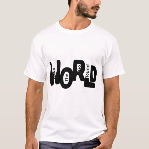"Make The World Go Round" – Playful Interlocking A T-Shirt