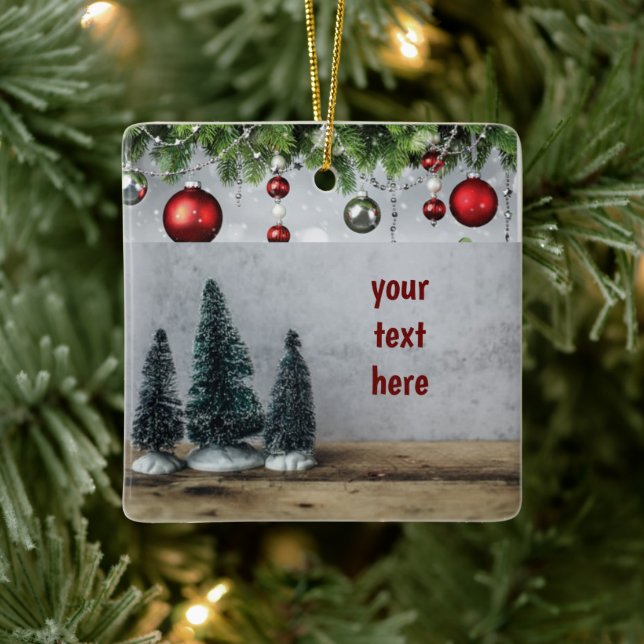 *MAKE THIS YOUR OWN* CERAMIC CHRISTMAS ORNAMENT (Tree)