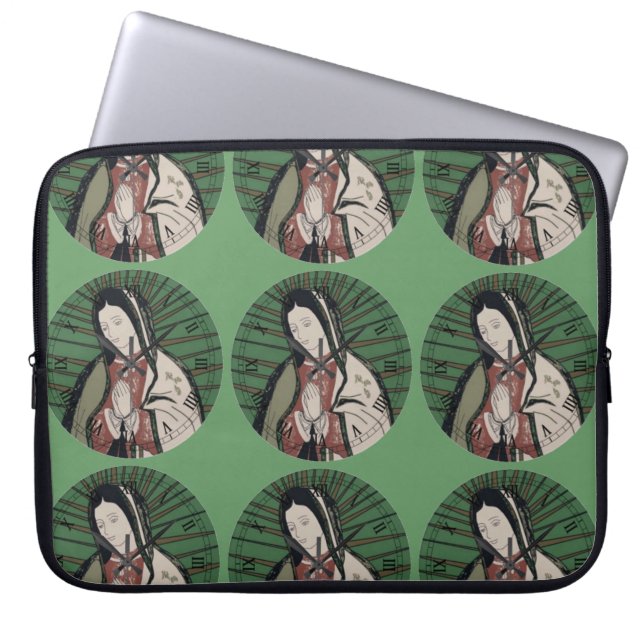 Make Time To Pray Laptop Sleeve (Front)