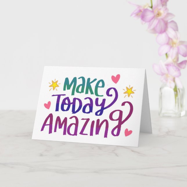 Make Today Amazing Mother's Day Card (Orchid)