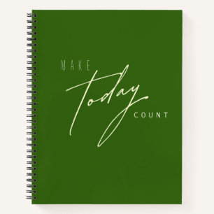 make. today. count. Notebooks & Journals