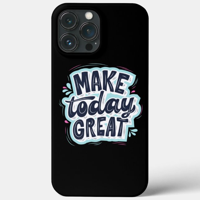 MAKE TODAY GREAT ESSENTIAL T SHIRTS Classic  Case-Mate iPhone Case (Back)