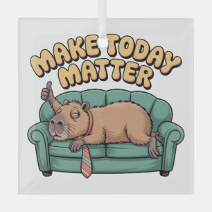 Make Today Matter Glass Tree Decoration