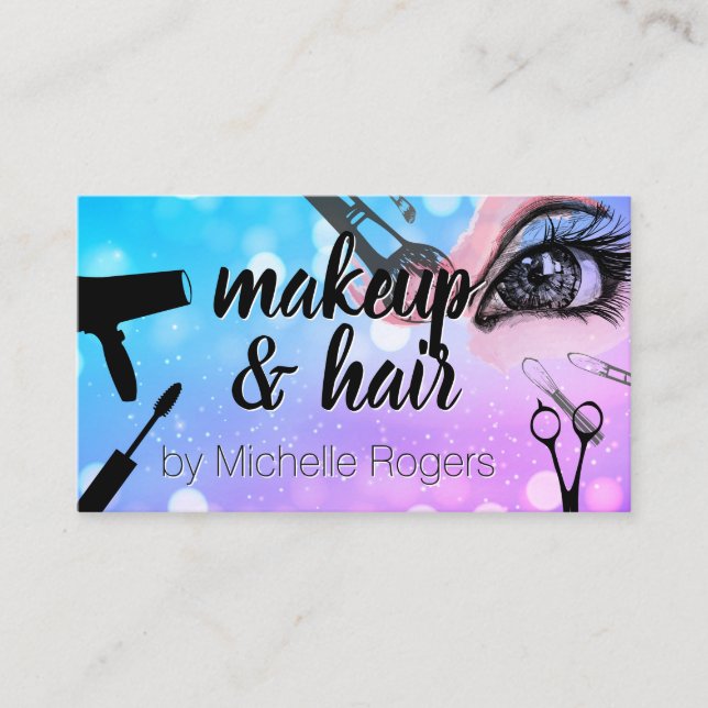 Make Up and Hair Tool Accessories Appointment Card (Front)