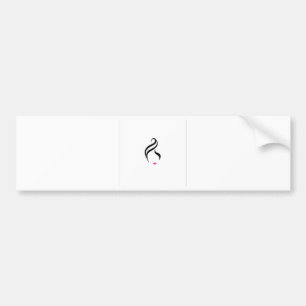 Make up and hairstyle bumper sticker