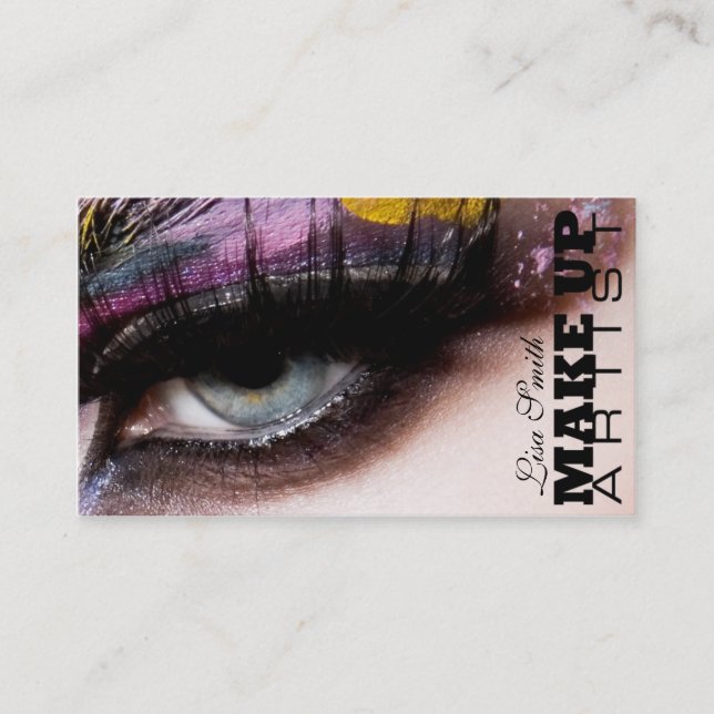 Make up Artist Business Card (Front)