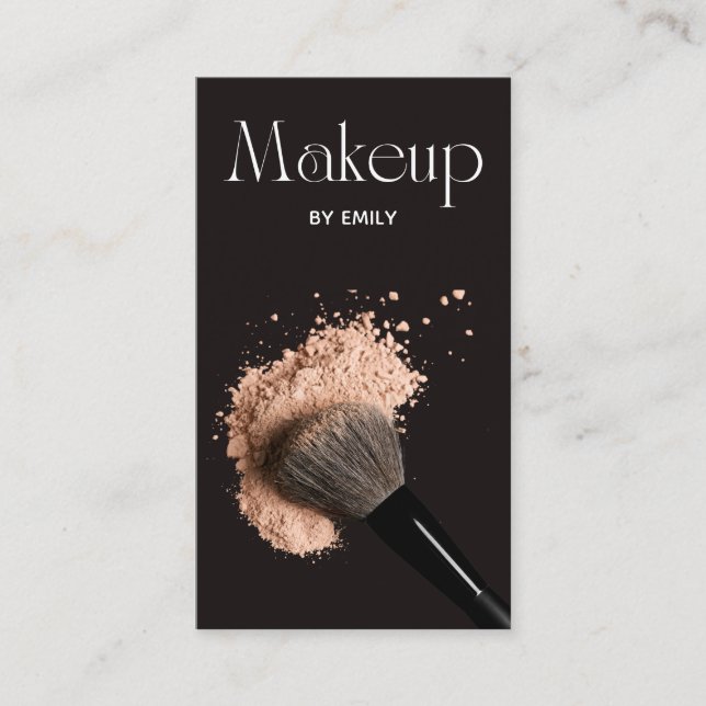 Make up Artist Business Card (Front)