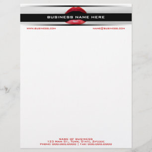 Make-Up Artist Business Letterhead Template