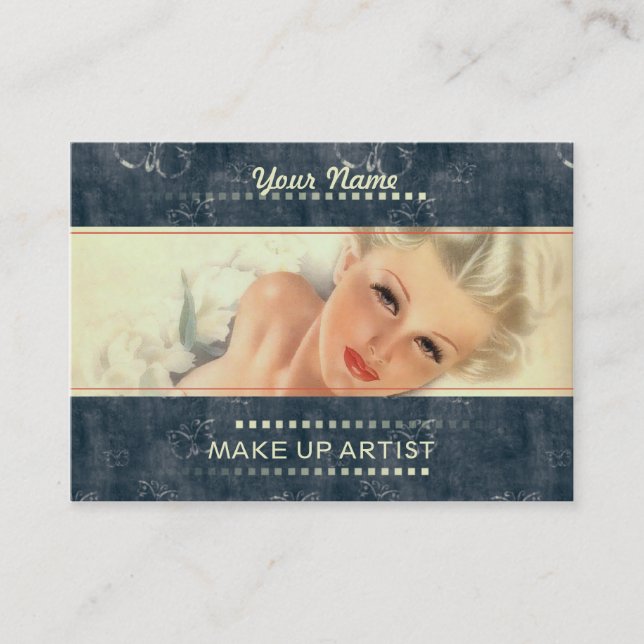Make Up Artist - Business-, Schedule Card (Front)