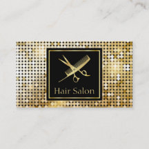 Make up Artist Hair Salon Funky Gold Glitter