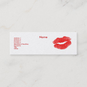 "Make-up Artist" III Profile Card - Customisable