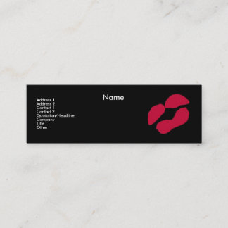 "Make-up Artist" Mini Business Card