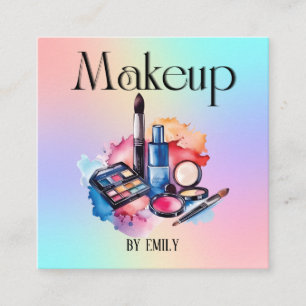 Make up Artist Square Business Card